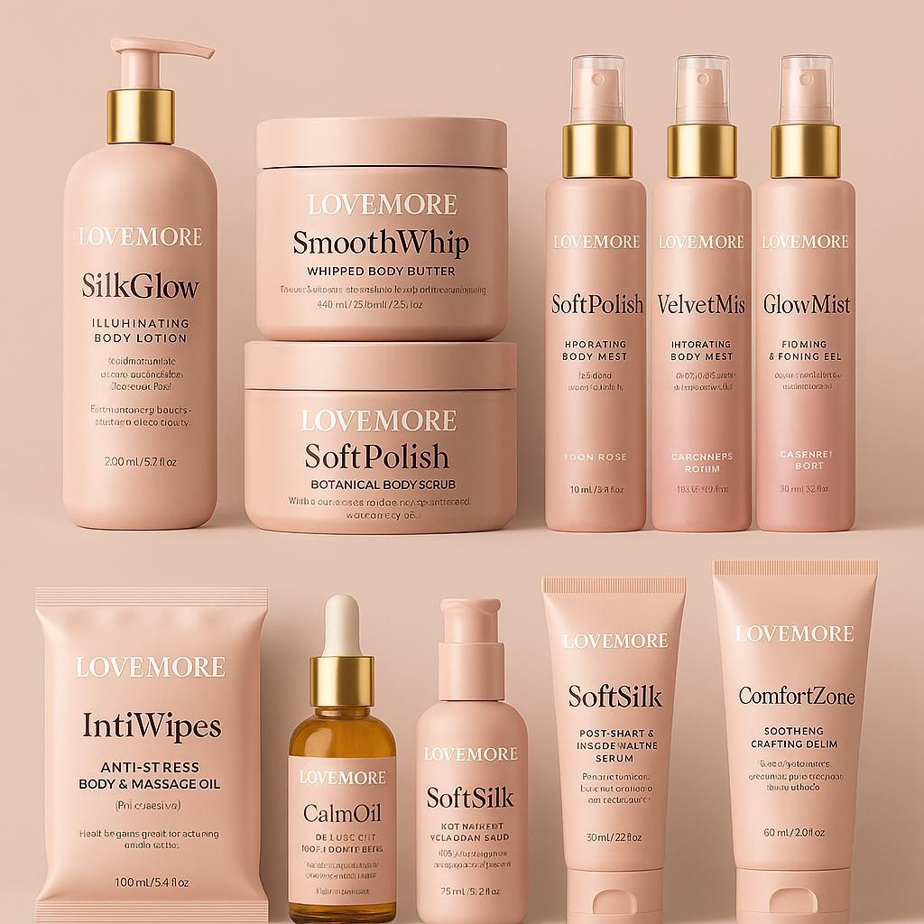 LoveMore body and treatment range lineup